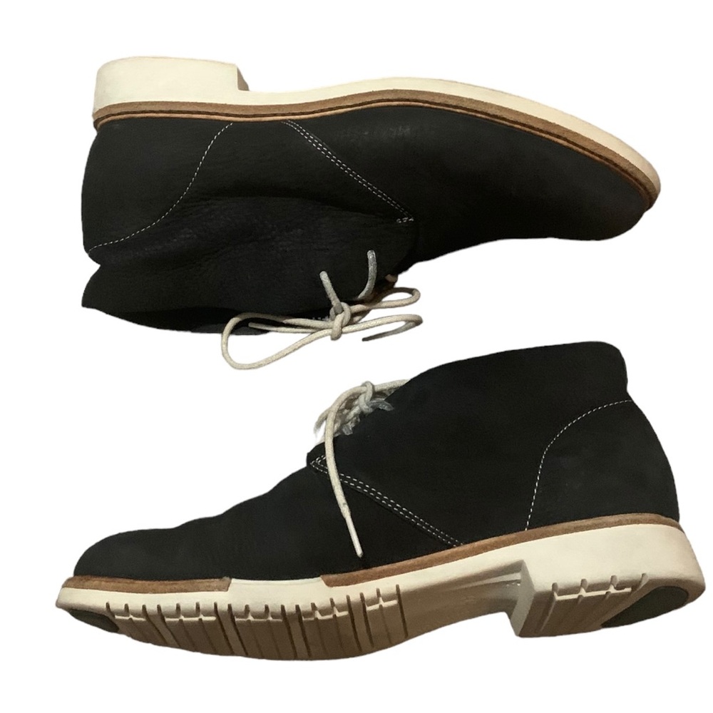 Cole Haan Black and White Chukka Boots